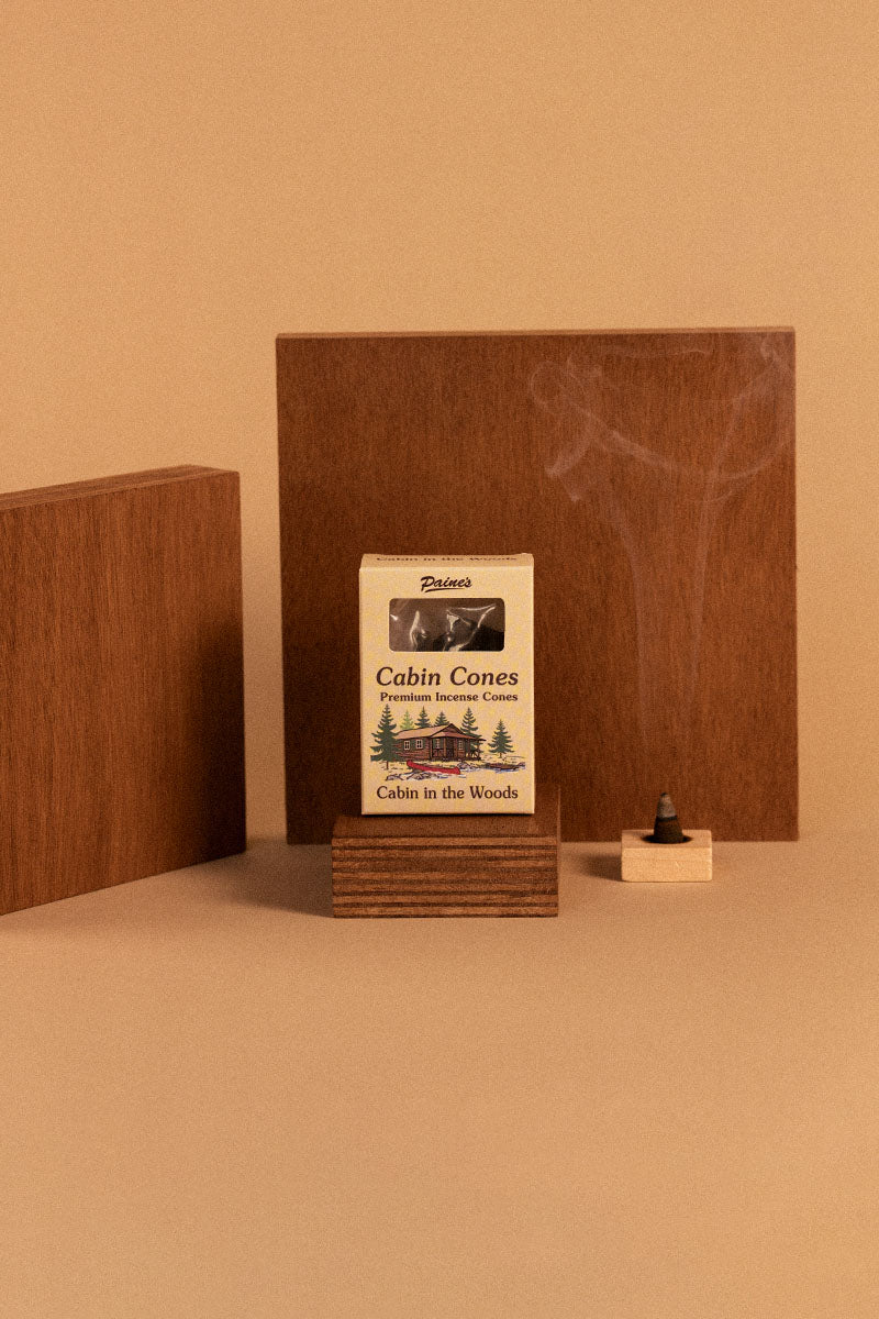 Encens cônes, Cabin in the Woods, Paine’s