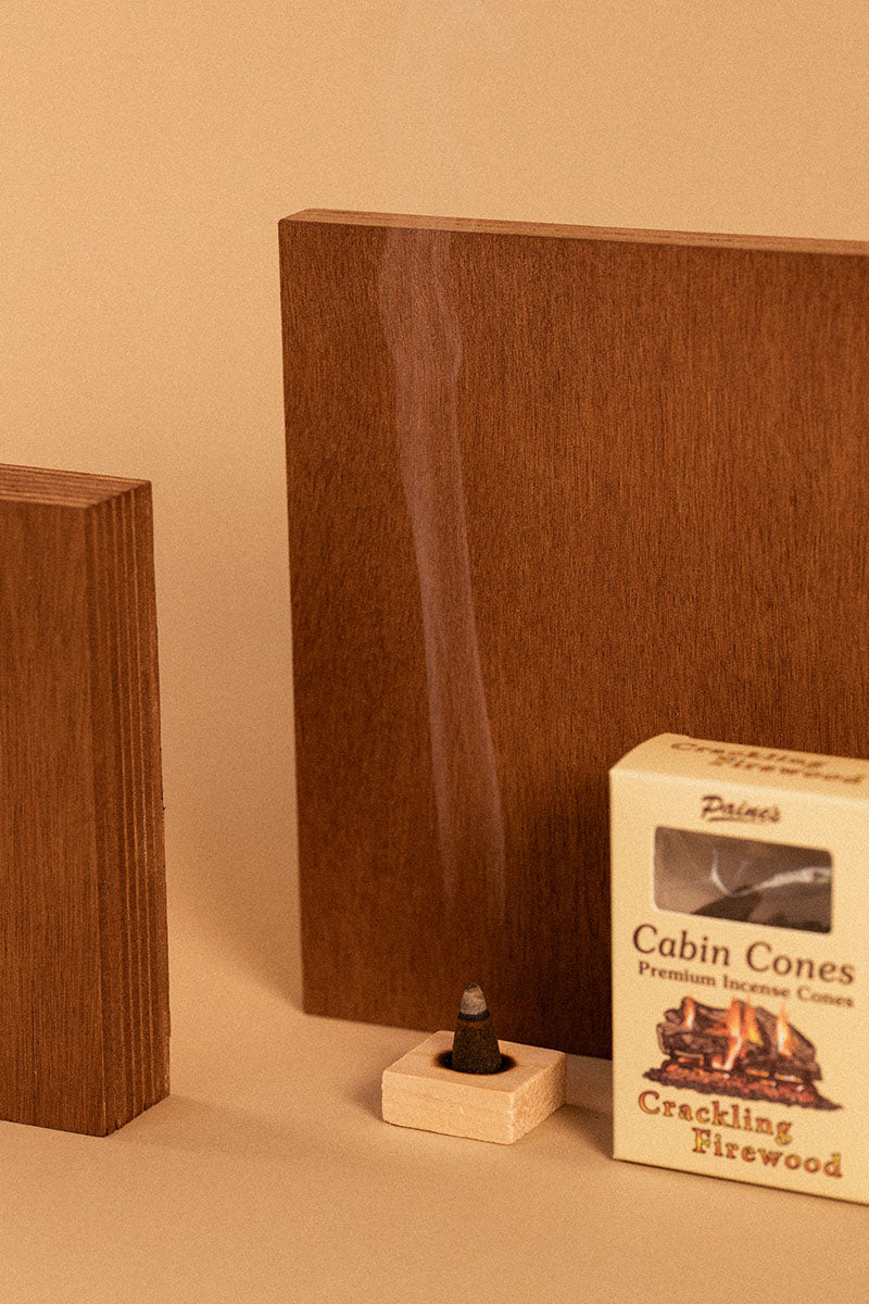 Encens cônes, Crackling Firewood, Paine’s