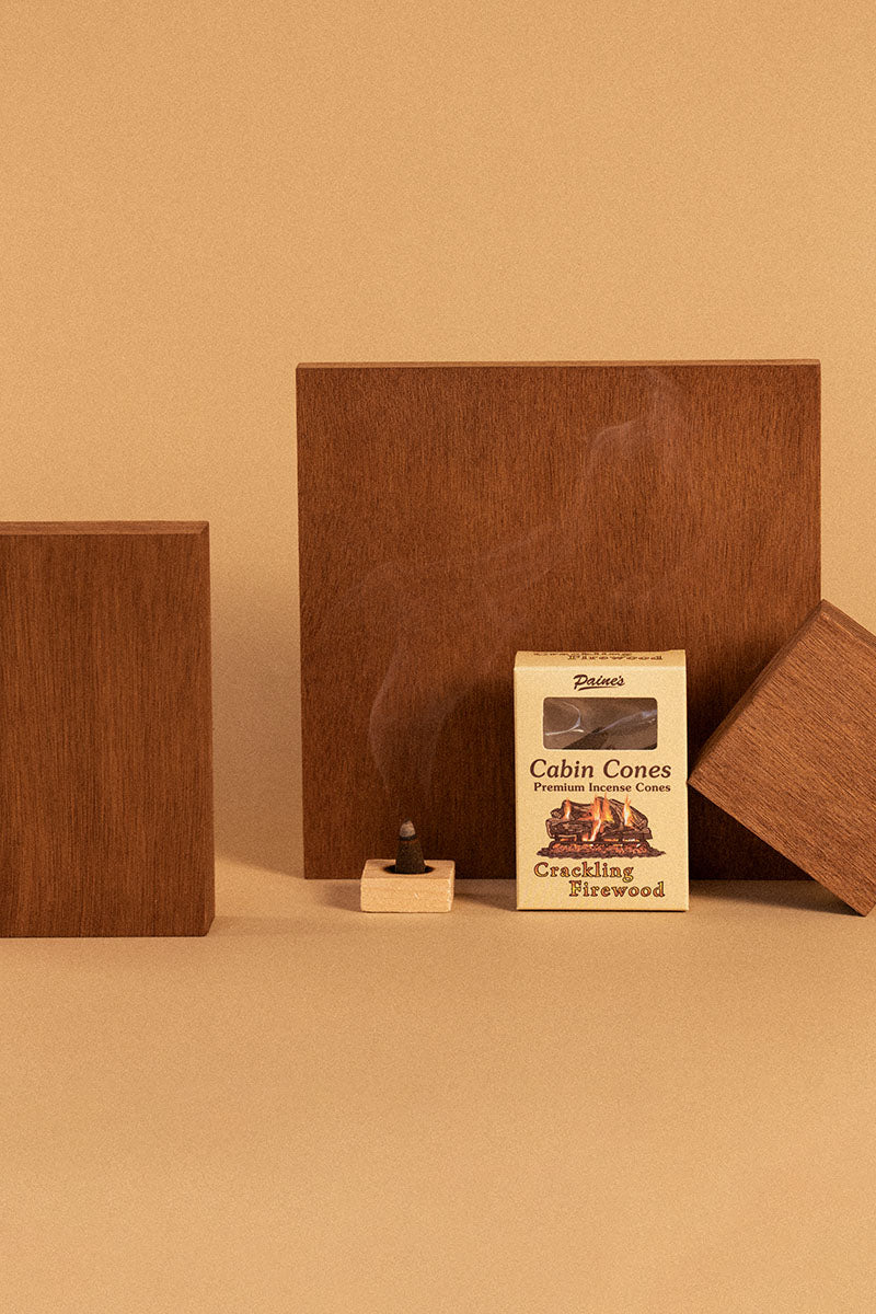 Encens cônes, Crackling Firewood, Paine’s