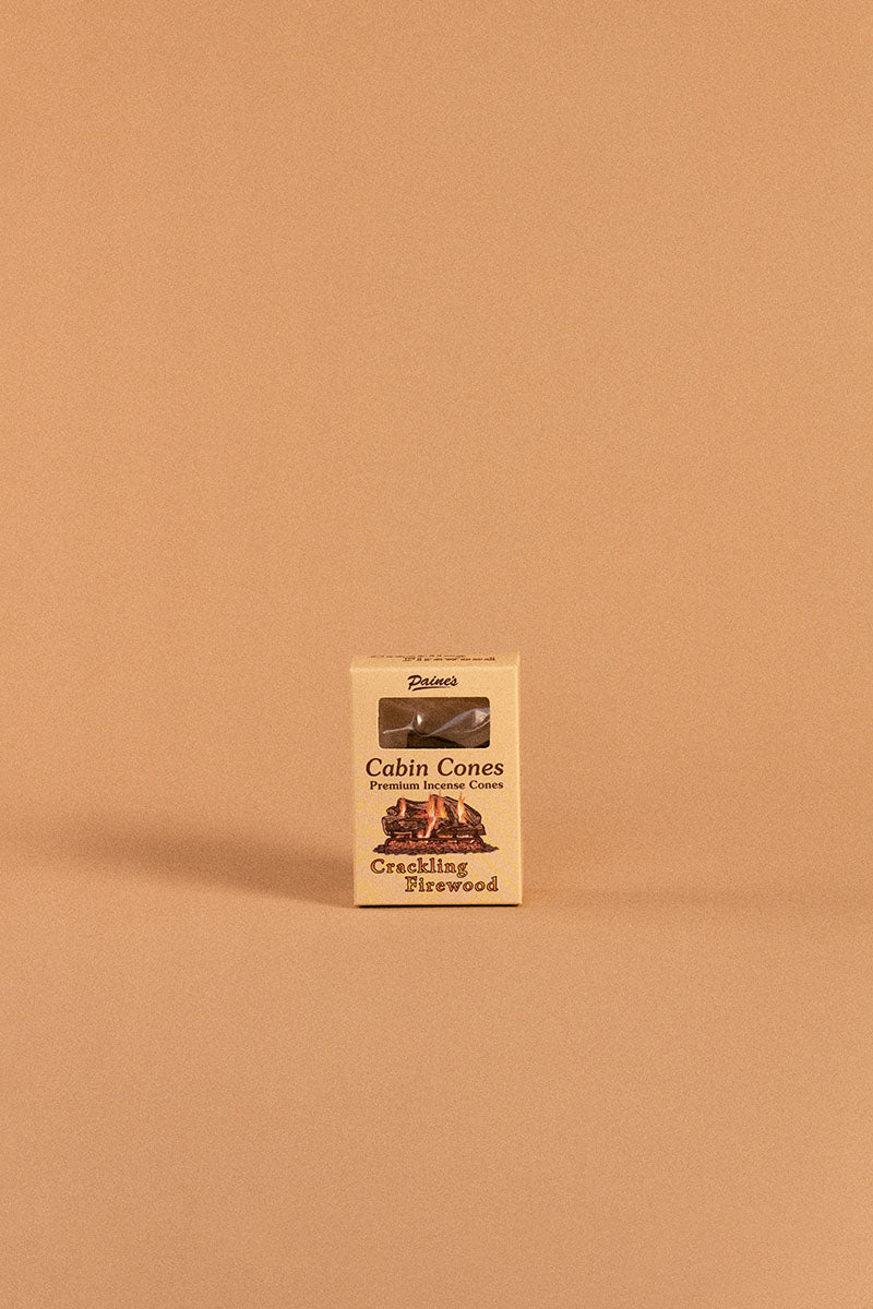 Encens cônes, Crackling Firewood, Paine’s